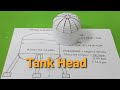 Overhead water Tank,Tower Tank,Tank Head,Orange Peel Head,