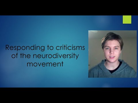 Responding to Criticisms of the Neurodiversity Movement