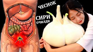 DAHSHAT ! CHESNOKNI YOSTIQ TAGIGA QO`YIB YOTSA NIMA BO`LISHINI BILASIZMI ?