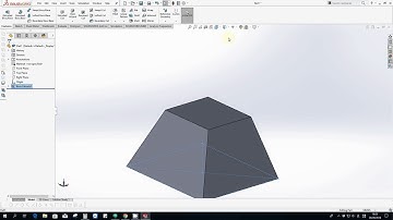 SOLIDWORKS | How to make a pyramid