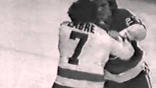 Bob Nystrom vs Yvon Labre Feb 20, 1977