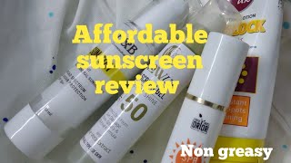 Affordable sunscreen review for all skin types|gel sunscreen for summer season|orior|rivaj uk|b&b