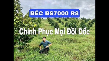 Lựa chọn tốt nhất cho vườn sầu riêng đồi dốc với béc Bs7000 R8