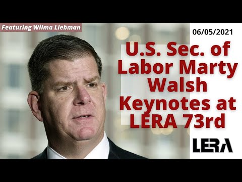 Wilma Liebman Interviews the U.S. Secretary of Labor Marty Walsh