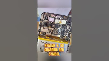 Realme 8 5g charging red symbol