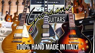 GIORDANO GUITARS - 100% Hand Made in Italy 🇮🇹 Confronto di 3 Fantastici Strumenti - (SUB-ENG)