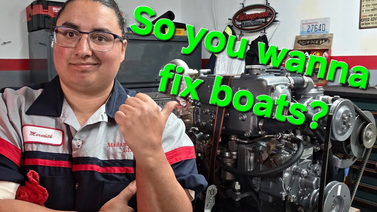 ⁣Tips for becoming a marine mechanic!