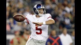 Davis Webb QB New York Giants Film Review vs Pats Week 4