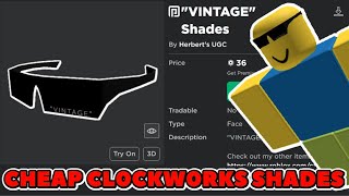 NEW UGC LIMITED ROBLOX COPIES? 👀(Dominus and Clockwork Shades for  CHEAP!🤯) 