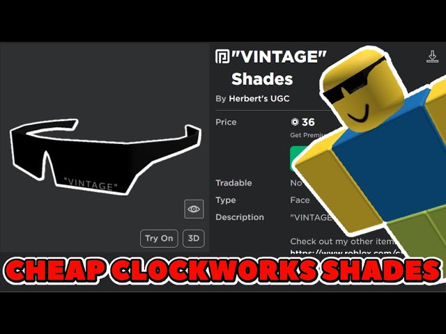 Flex Your UGC Shades  Roblox Item - Rolimon's