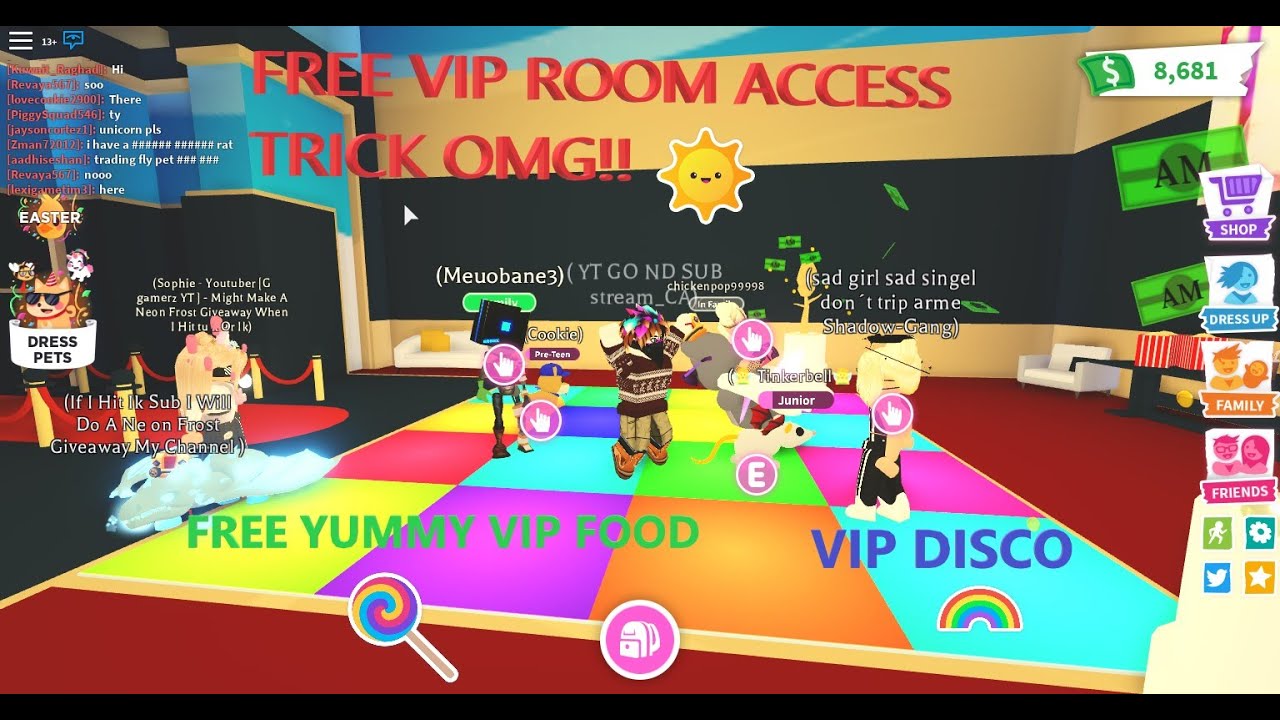 Free Vip Room Access New Trick Adopt Me Roblox Must Watch Youtube - new roblox adopt me vip room youtube