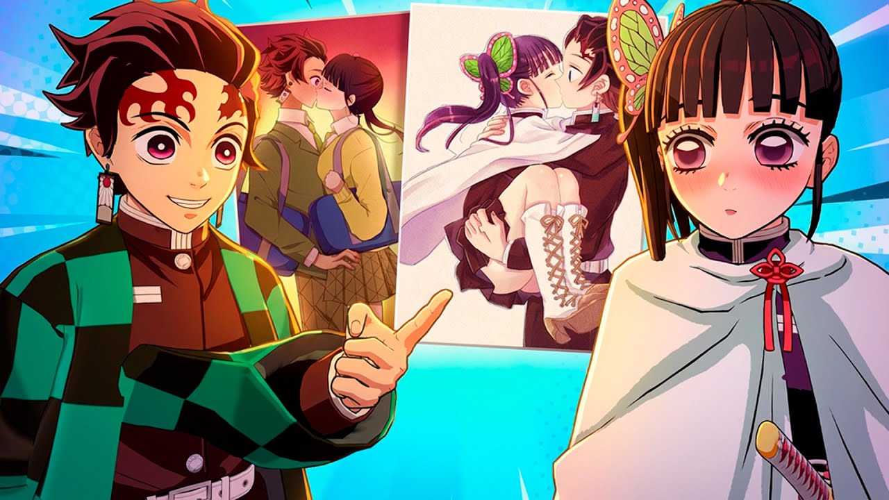 Tanjiro e Kanao REAGINDO às ARTES ROMÂNTICAS 😳💘 | Demon Slayer VR