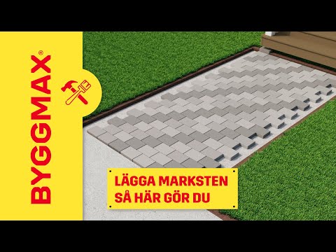 Byggmax tipsar, lägga marksten youtube