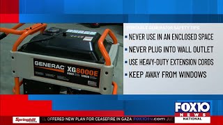 Portable generator safety tips