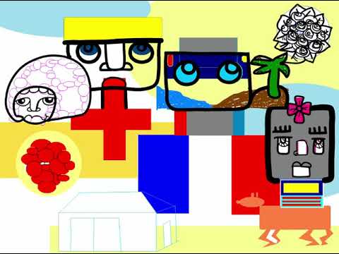 Fresque Télétravail BFM Clic matin Time lapse