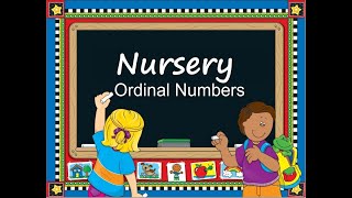 Nursery-LKG- UKG Learning #Ordinal Number