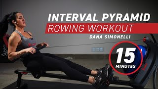 Interval Pyramid Rowing Workout  Intermediate | 15 Minutes
