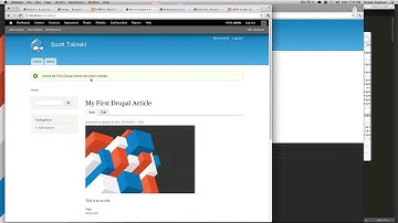 Drupal Tutorials #7 Creating an Article
