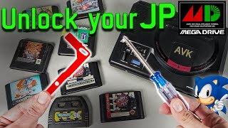 Unlock Your Japanese Sega Mega Drive: A Step-by-step Guide to remove the cart lock