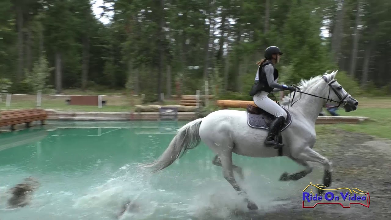 horseshoe bend 091XC Kylie Cemulini on La Sirena JR Training Championships Cross Country Aspen Farms Sept. 2019