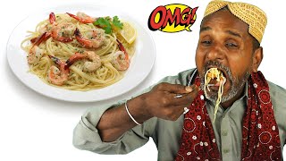 Tribal People Try Italian-American Food for the first time!!