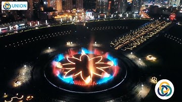 Đài phun nước nghệ thuật hình tròn tuyệt đẹp khổng lồ | UNION JSCO