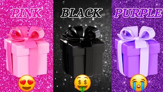 Choose Your Gift...! 🎁 Pink, Black or Purple 💖🖤💜 How Lucky Are You?