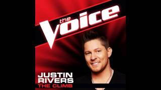 Miniatura de vídeo de "Justin Rivers: "The Climb" - The Voice (Studio Version)"