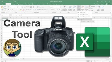 How to use camera tool in MS Excel
