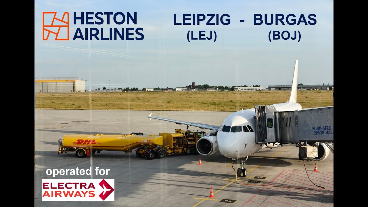 Tripreport Heston Airlines for Electra Airways A320 LEIPZIG (LEJ) - BURGAS (BOJ) Flightreport