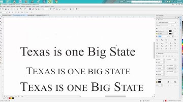 Corel Draw Tips & Tricks Change the Capitalization of your Text