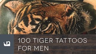 100 Tiger Tattoos For Men