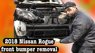 2018 Nissan Rogue front bumper removal