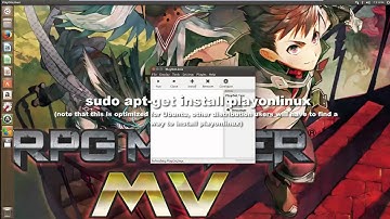Run RPG maker MV in Ubuntu!