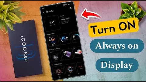 Enable Always ON Display in iQOO Neo 10, iqoo neo 10 Always ON Display Not Showing