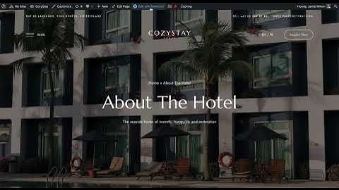 CozyStay - How to cancel the overlap effect of the site header