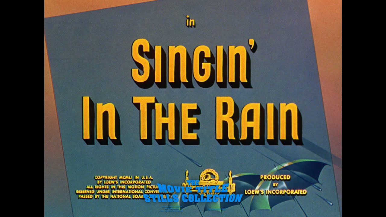 Singin' in the Rain (1952) title sequence
