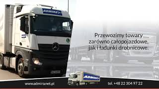 Transport międzynarodowy przeprowadzka spedycja Warszawa Admira