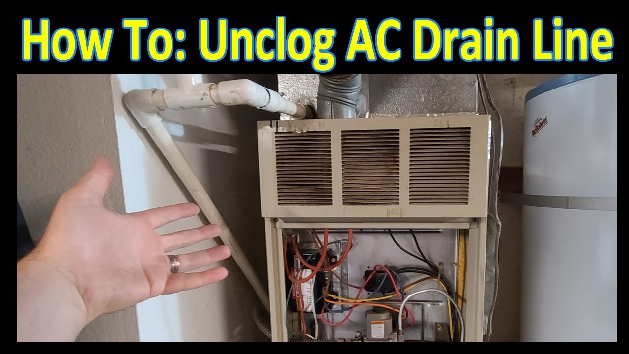 How To Unclog Ac Drain Line In Apartment www.youtube.com