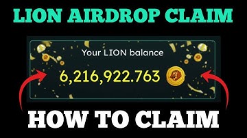 Lion Airdrop Claim - Steps On How To Claim The Lion Athene Airdrop Token