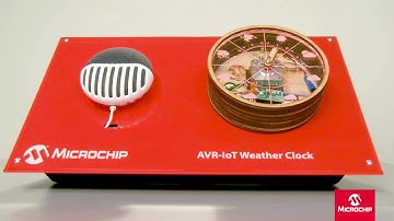 AVR®- IoT Weather Clock Demonstration