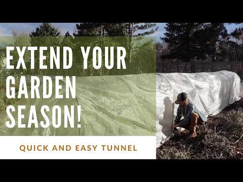 Video: Zonnetunneltuinieren: hoge tunnels gebruiken om het tuinseizoen te verlengen