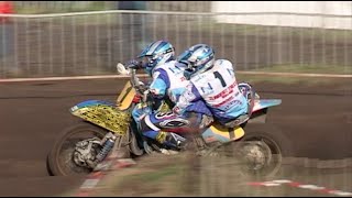 Extreme action - Sidecar motocross racing World championship Netherlands GP 2001 Oss 2-nd race