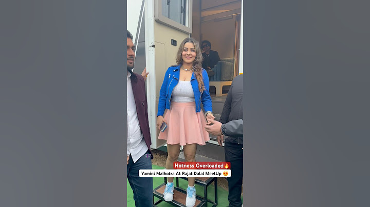 Hotness Overloaded 🔥 Bigg Boss Ex Contestant Yamini Malhotra Support RAJAT DALAL ❤️ #shortvideo