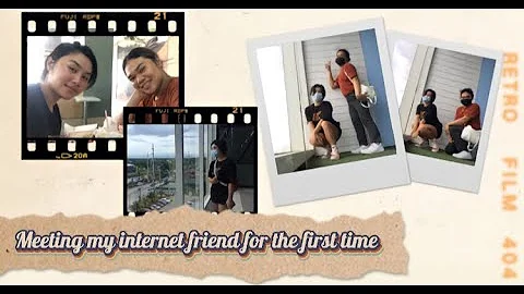 Meeting my internet friend for the first time (Arvin Delacruz) | Margarette Erl P.
