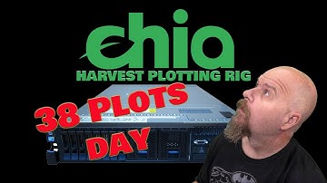 MadMax Chia Plotting 37 minutes best Results 4x SAS Drives