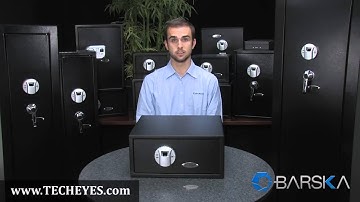 Barska Quick Scanning Biometric Fingerprint Safe AX11224 Video-Review by www.TECHEYES.com