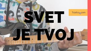 Kitarska Lekcija - Nina Pušlar - Svet Je Tvoj Lažja Verzija