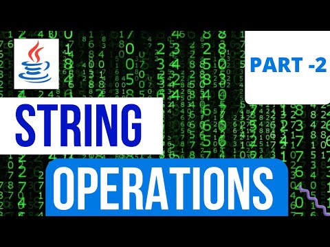 Operations of Strings
