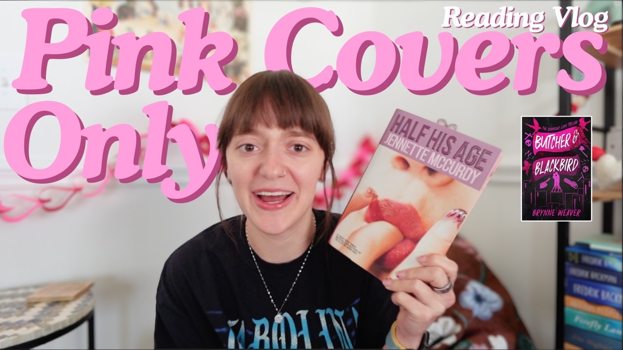 Reading Romance Books with Pink Covers for Valentine’s 💗📖